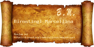 Birnstingl Marcellina névjegykártya